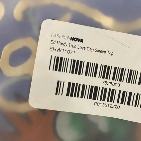 ❤️🔥🔥 ED HARDY “True to My love” tee size Small NWT - Picture 6 of 13